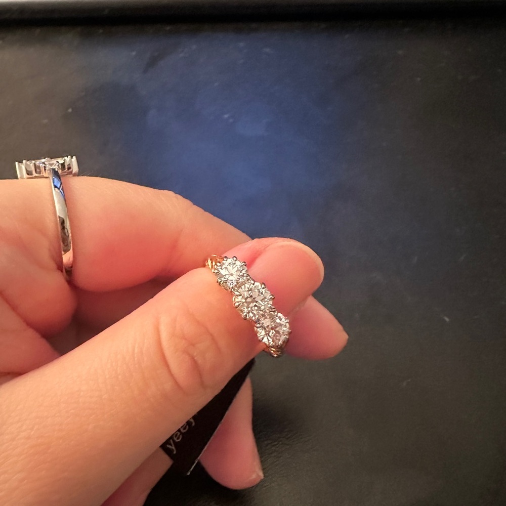 Three-Stone Ring - Gold